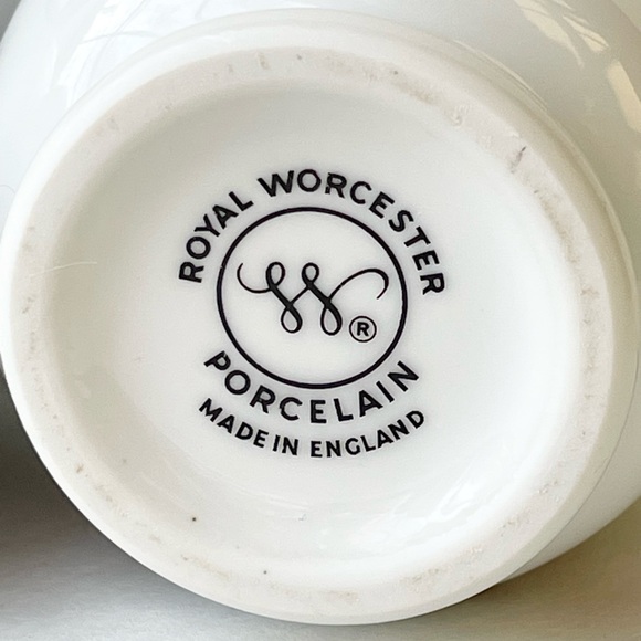 Royal Worcester England Evesham Egg Coddler set of 2 Large Size - Picture 9 of 15